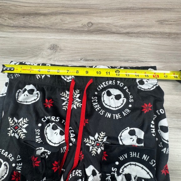 Disney The Nightmare Before Christmas Jack Skellington Pajama Pants WMNS M 8/10 - Picture 4 of 9